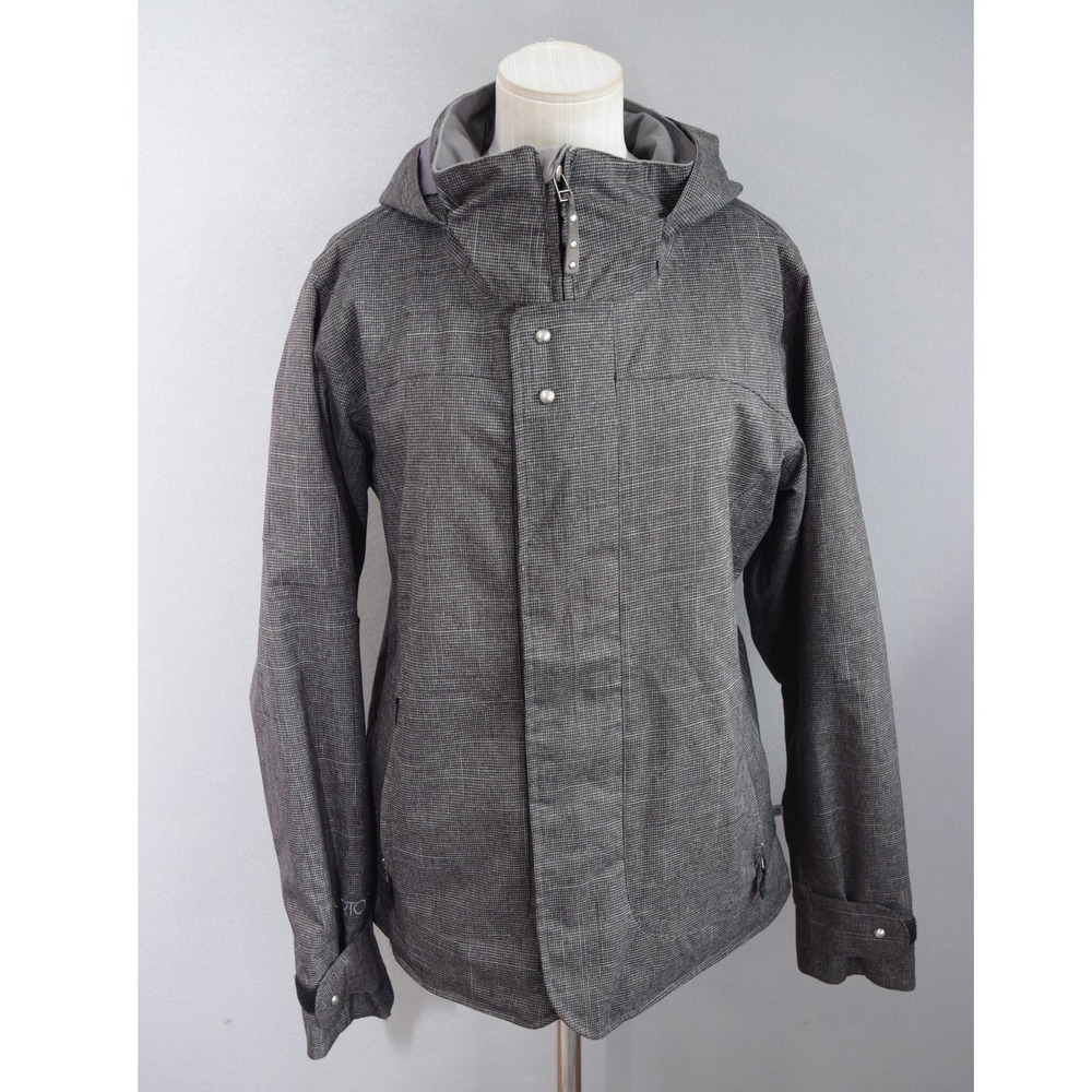 Burton Jet Set Jacket Large DRYRIDE Insulated Snowboard Hooded Womens Outerwear